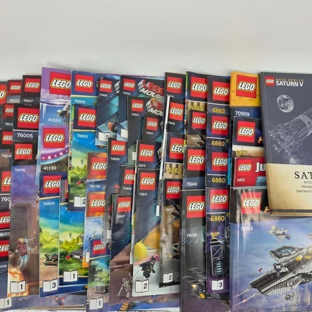 Lego Instruction Manual Only 60+ Plus Lot Ninjago Minecraft Heroes 21309 76042